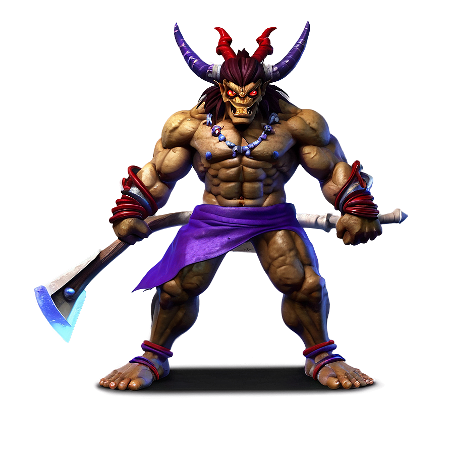 Animated Oni Character Png 06122024