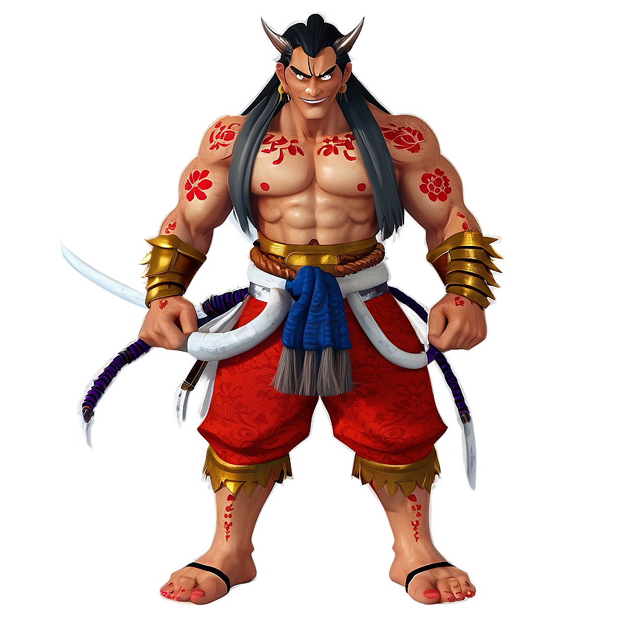 Animated Oni Character Png Mof