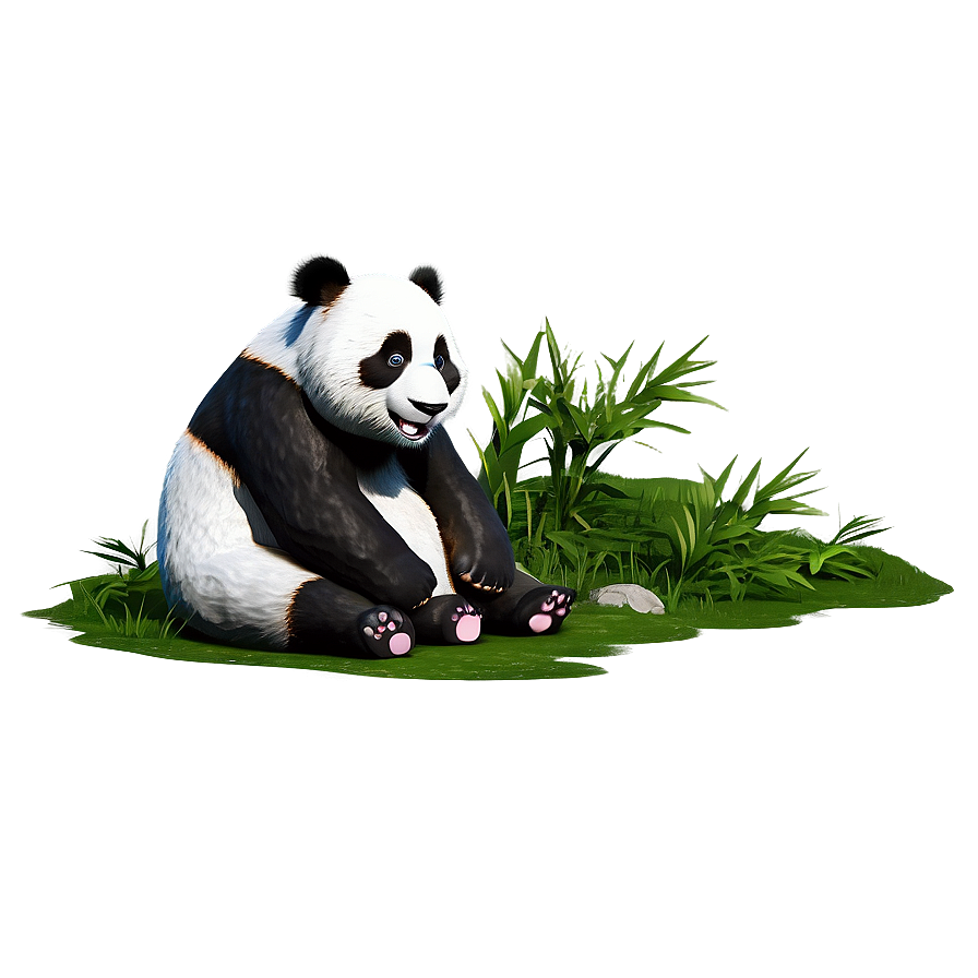 Animated Panda Character Png 05062024