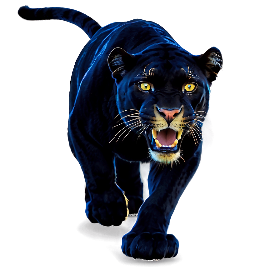 Animated Panthers Cartoon Png Sna52