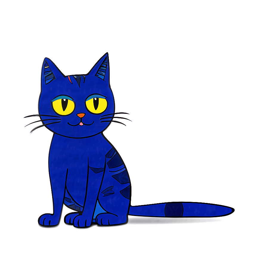 Animated Pete The Cat Character Png Swl38