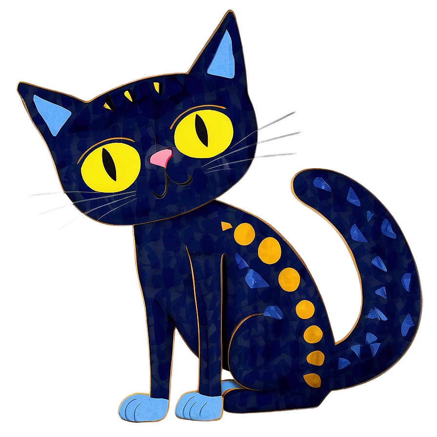 Animated Pete The Cat Character Png Xvs