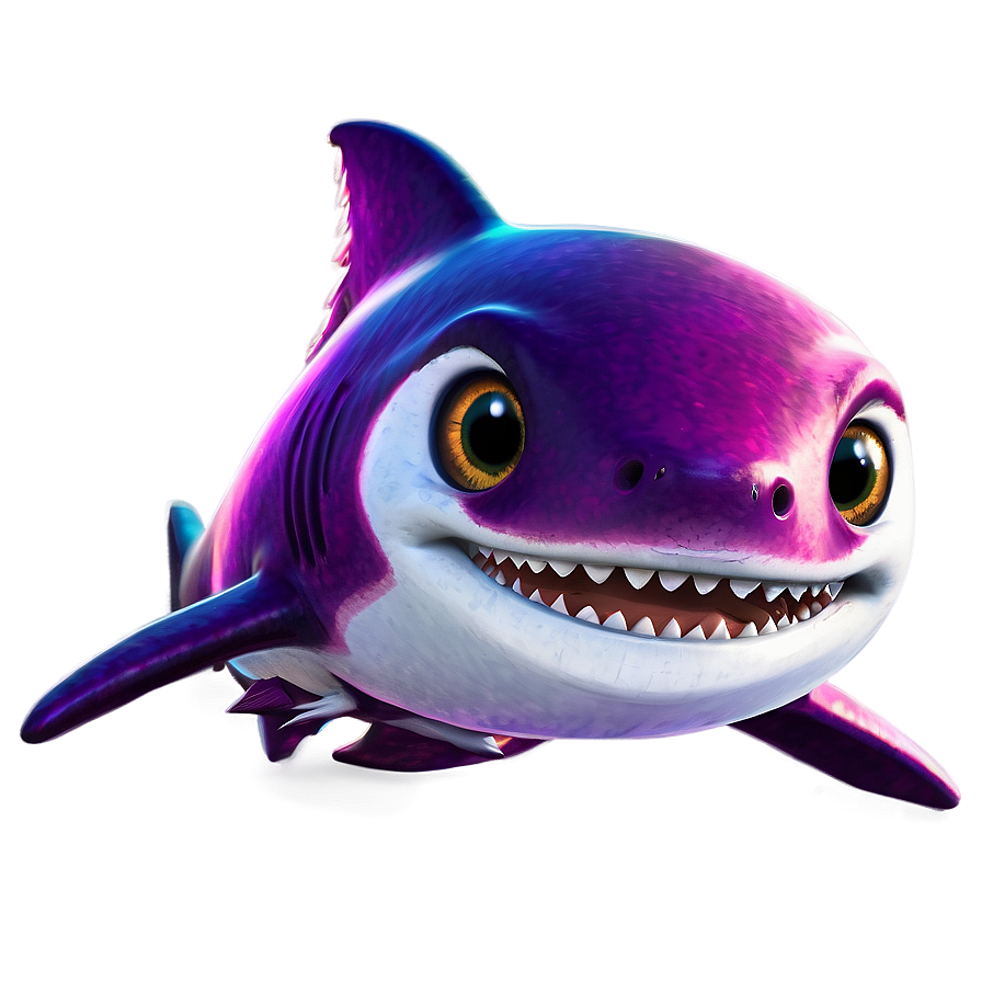 Animated Pink Baby Shark Png 12