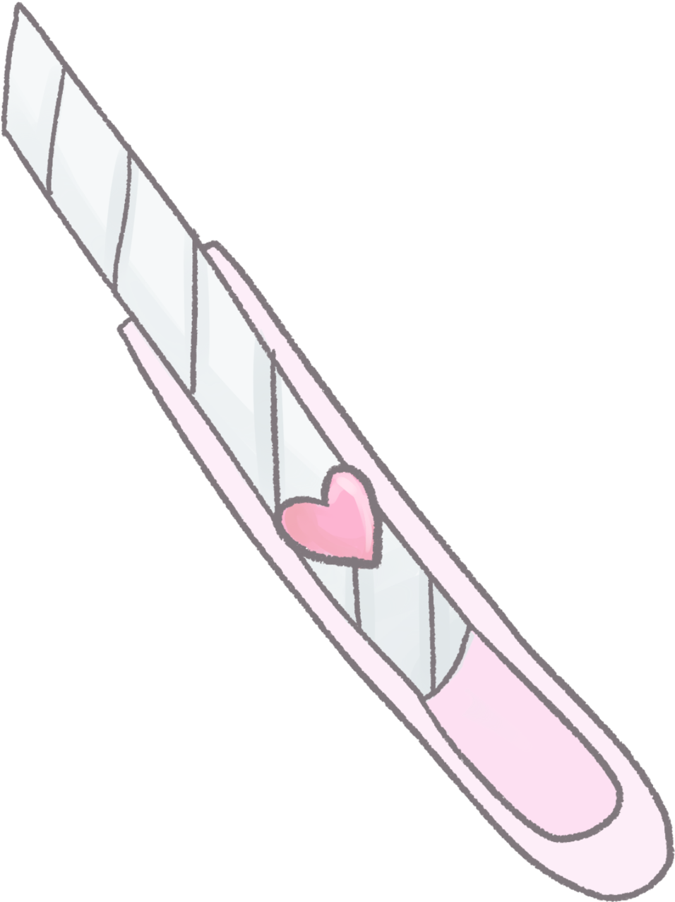 Animated Pink Heart Test Tube