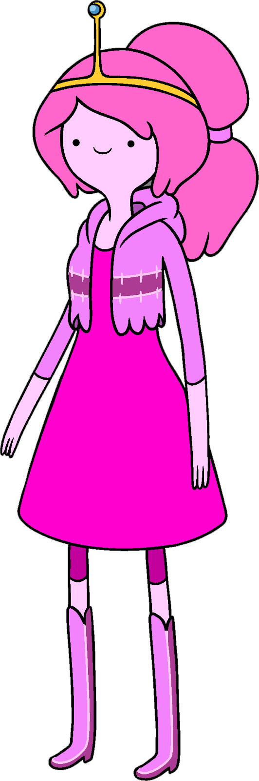 Animated Princess Character Standing