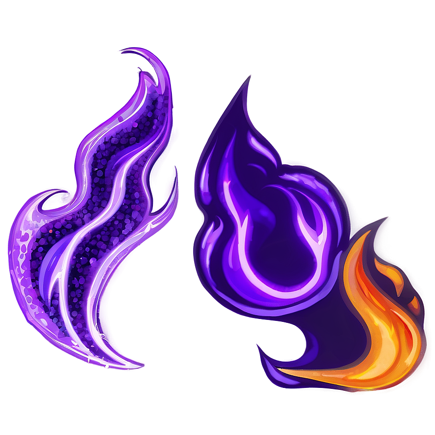 Animated Purple Fire Png Pwh16