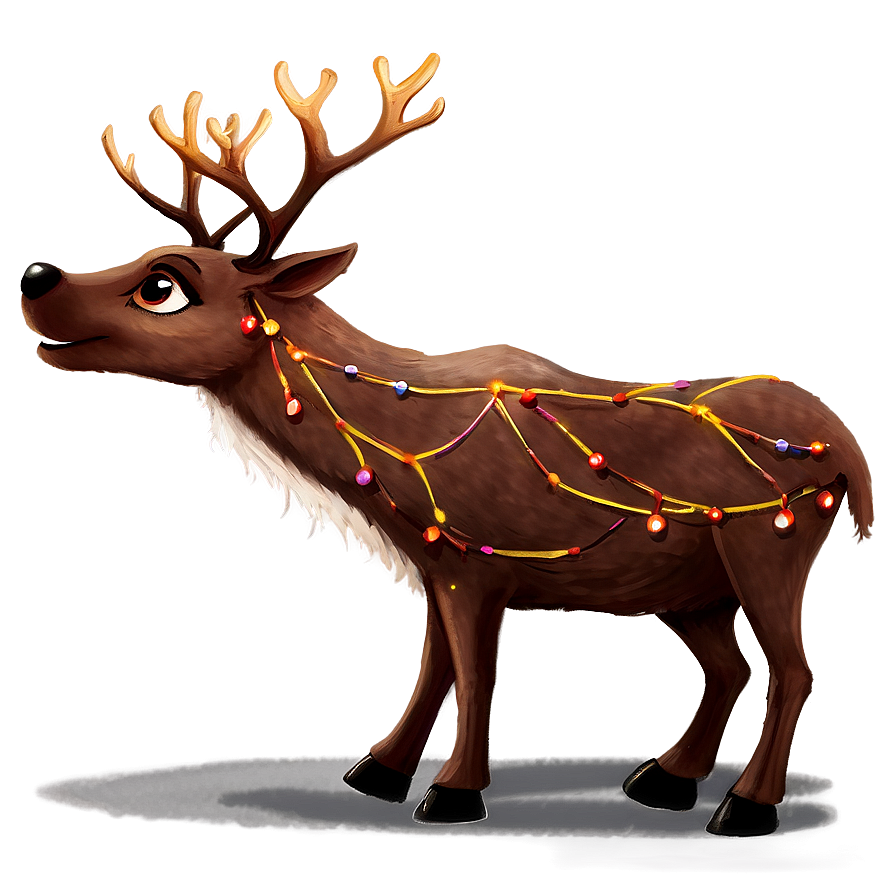 Animated Reindeer Png 05212024