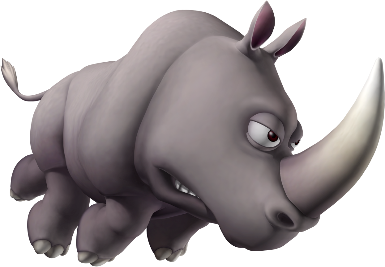 Animated Rhino Character