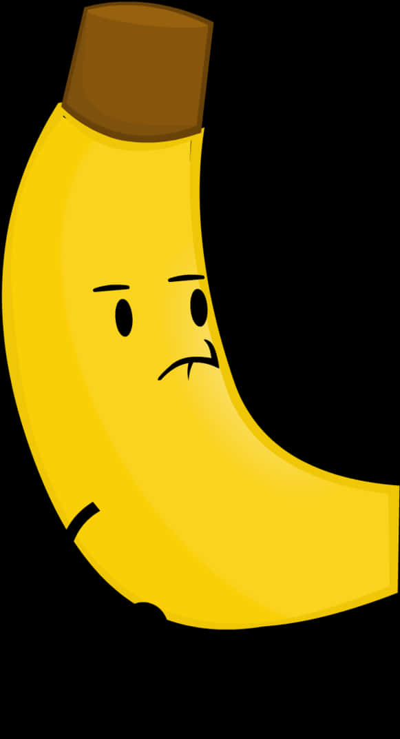 Animated Sad Banana Character