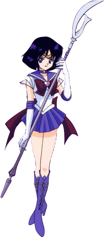 Animated Sailor Warriorwith Staff