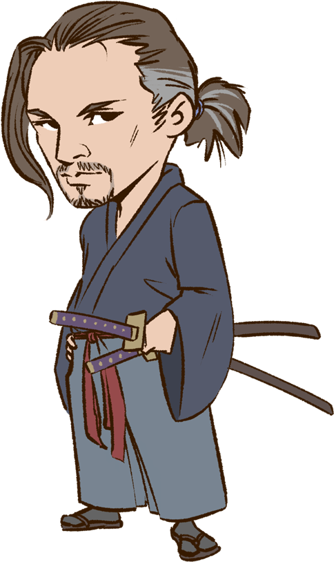 Animated Samurai Character