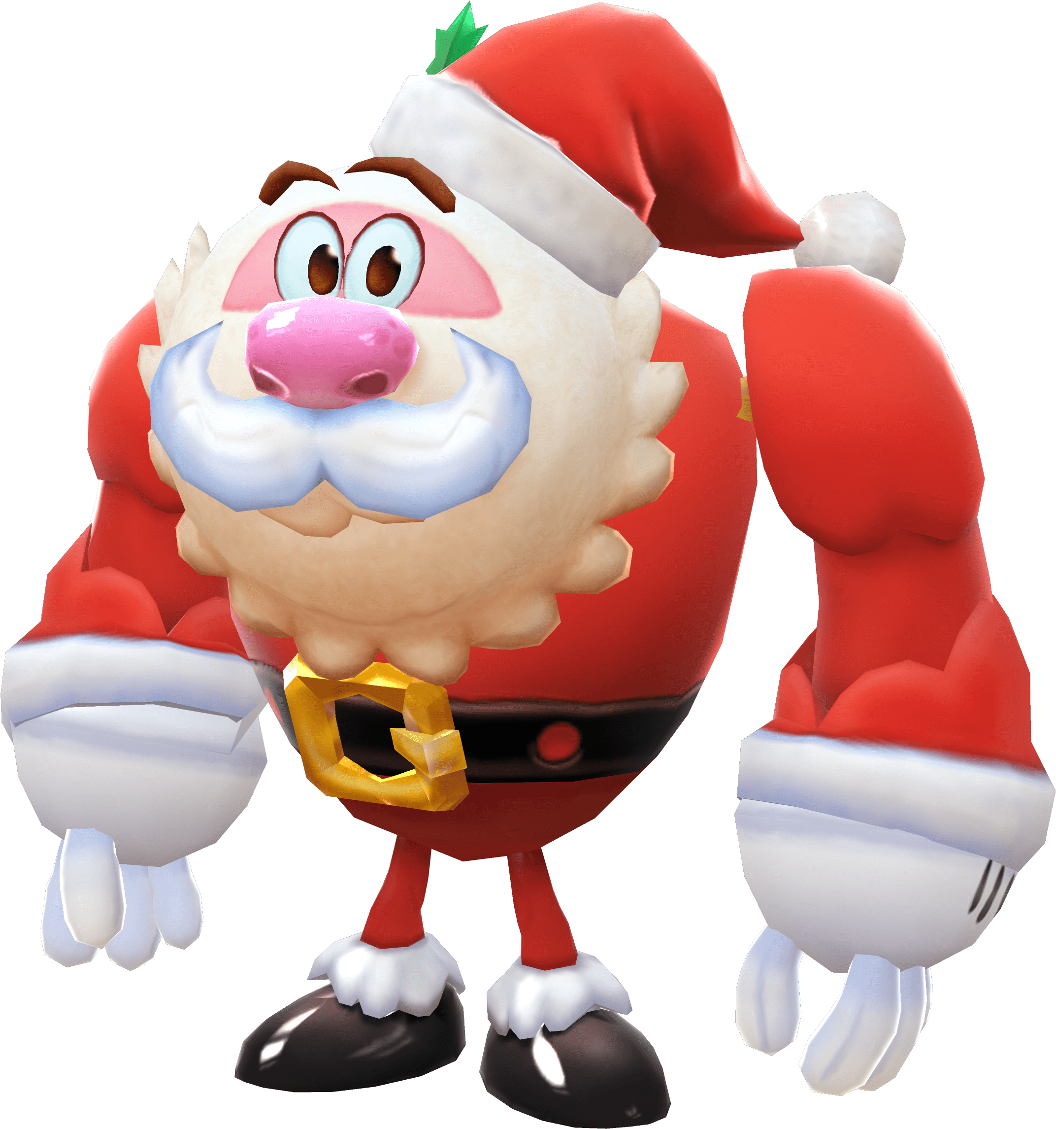 Animated Santa Character Cartoon