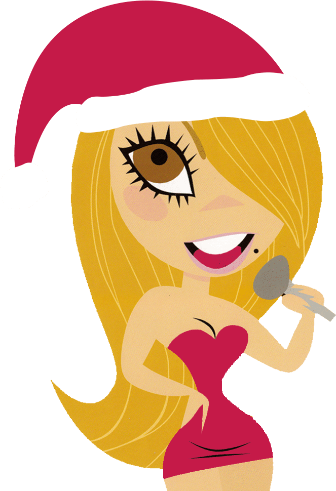 Animated Santa Hat Singer