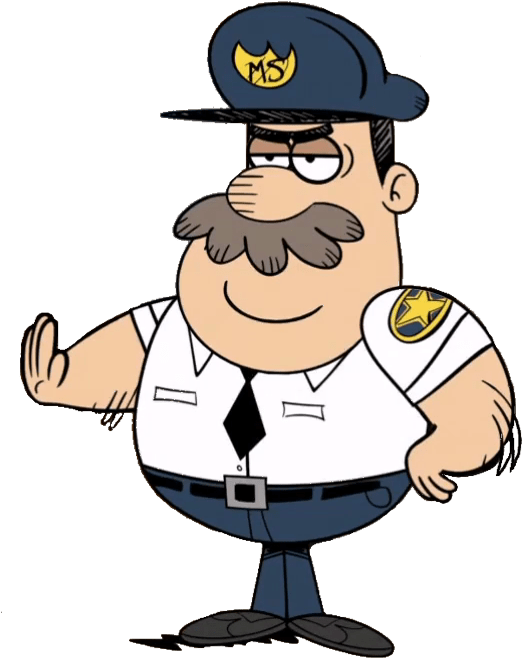 Animated Security Guard Character