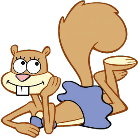 Animated Smiling Squirrel Lying Down.png