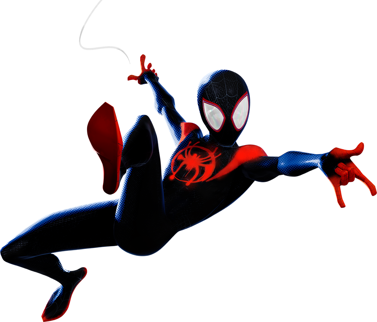 Animated Spider Man Action Pose