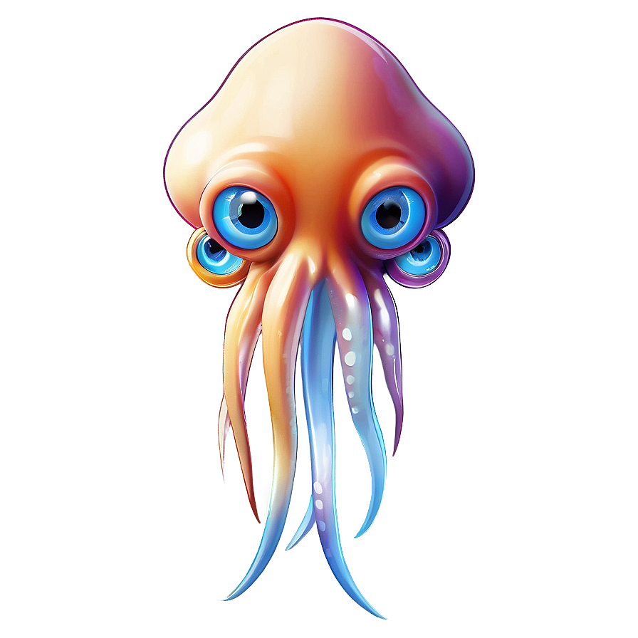 Animated Squid Graphic Png Qus91