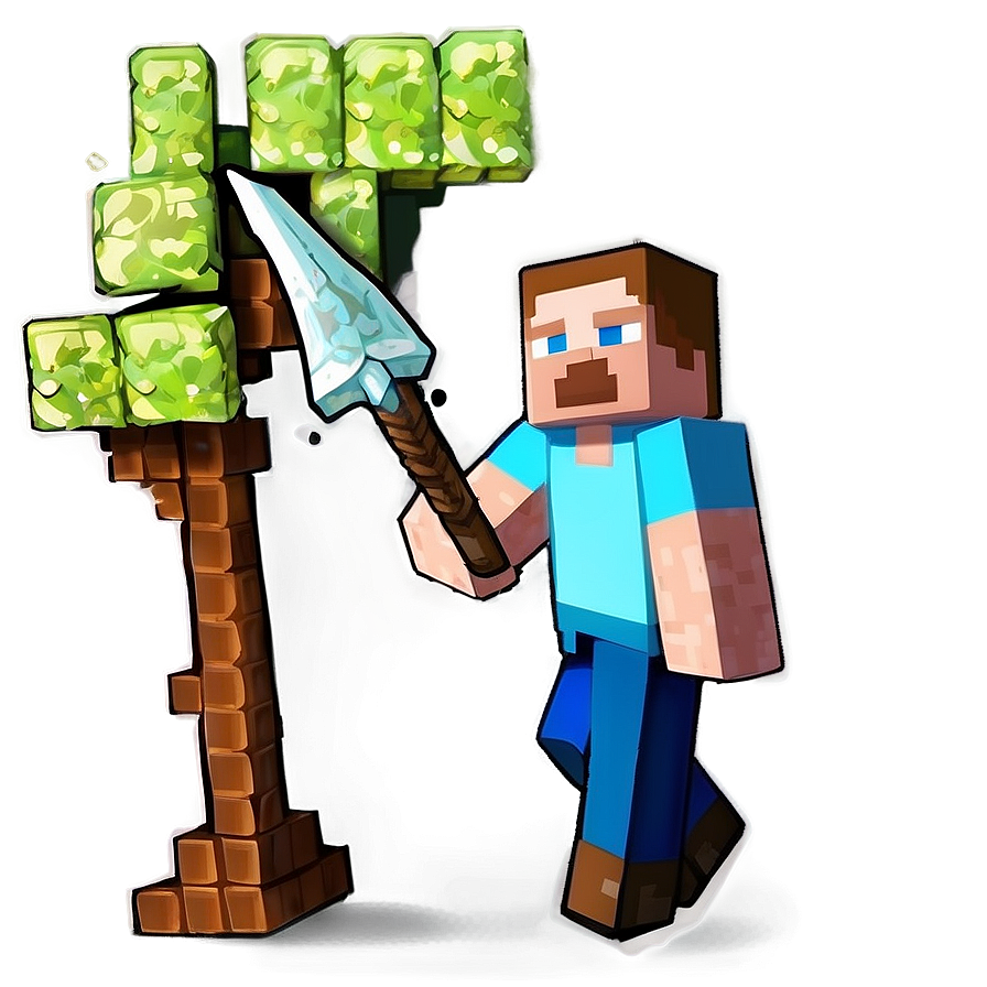 Animated Steve Minecraft Png 05242024