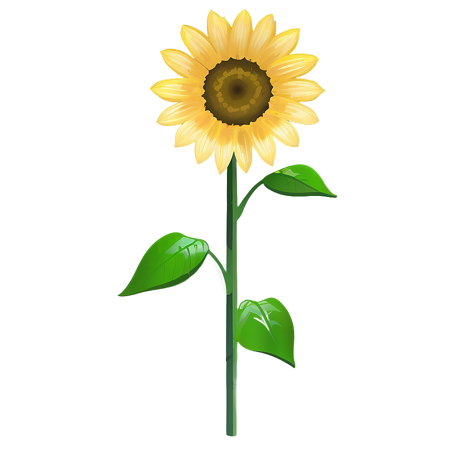 Animated Sunflower Transparent Png 05262024