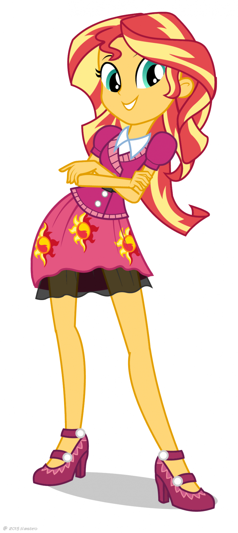 Animated Sunset Shimmer Character Pose