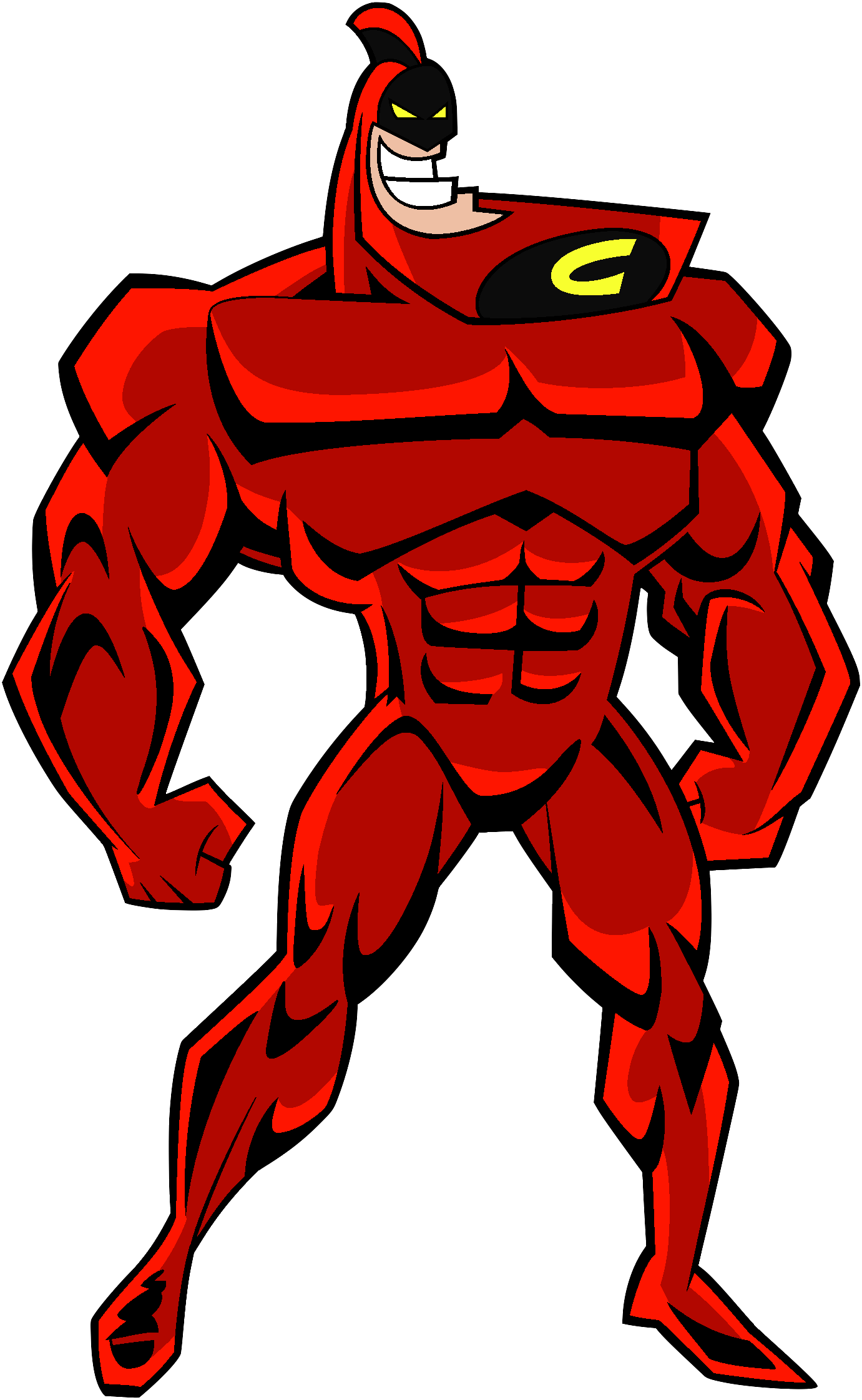 Animated Superhero Character