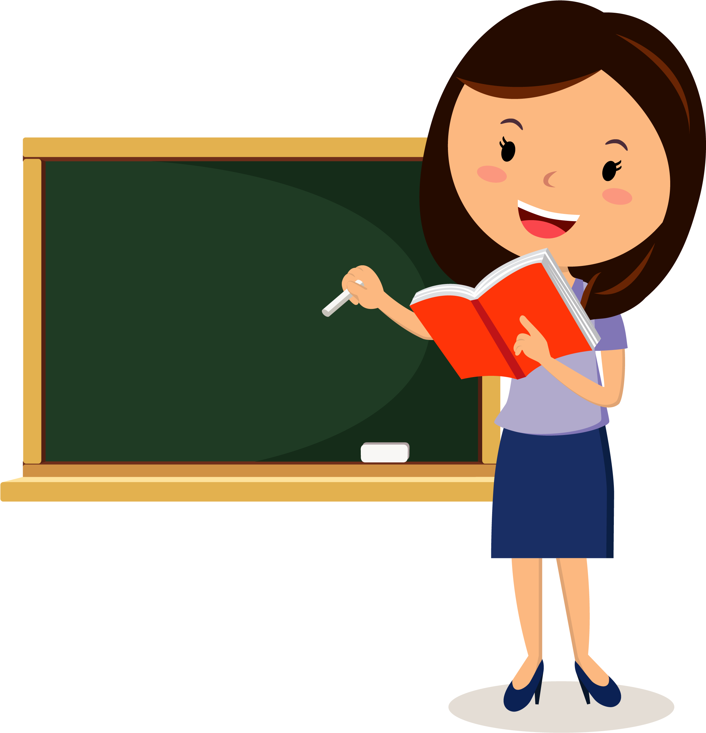 Animated Teacherat Blackboard