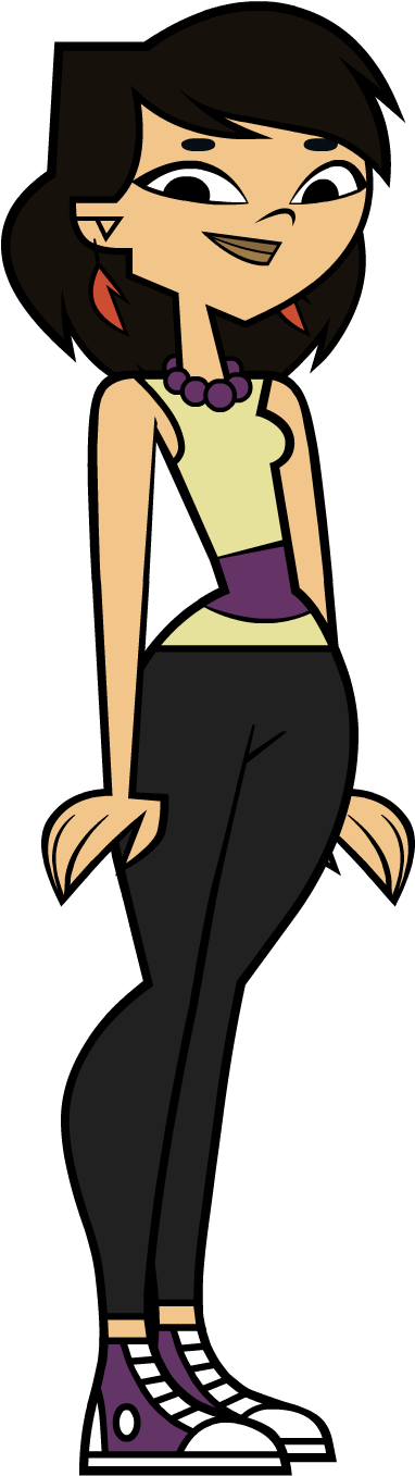 Animated Teenage Girl Character