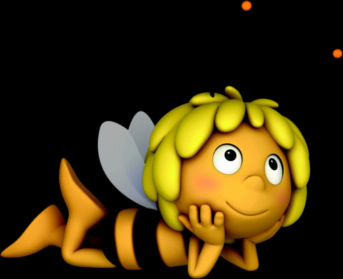 Animated Thinking Bee