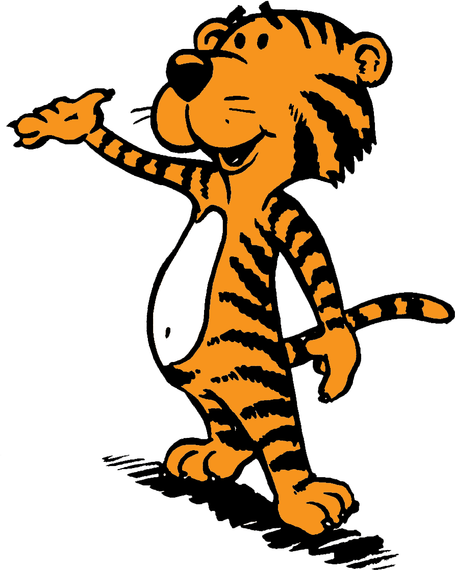 Animated Tiger Character Walking