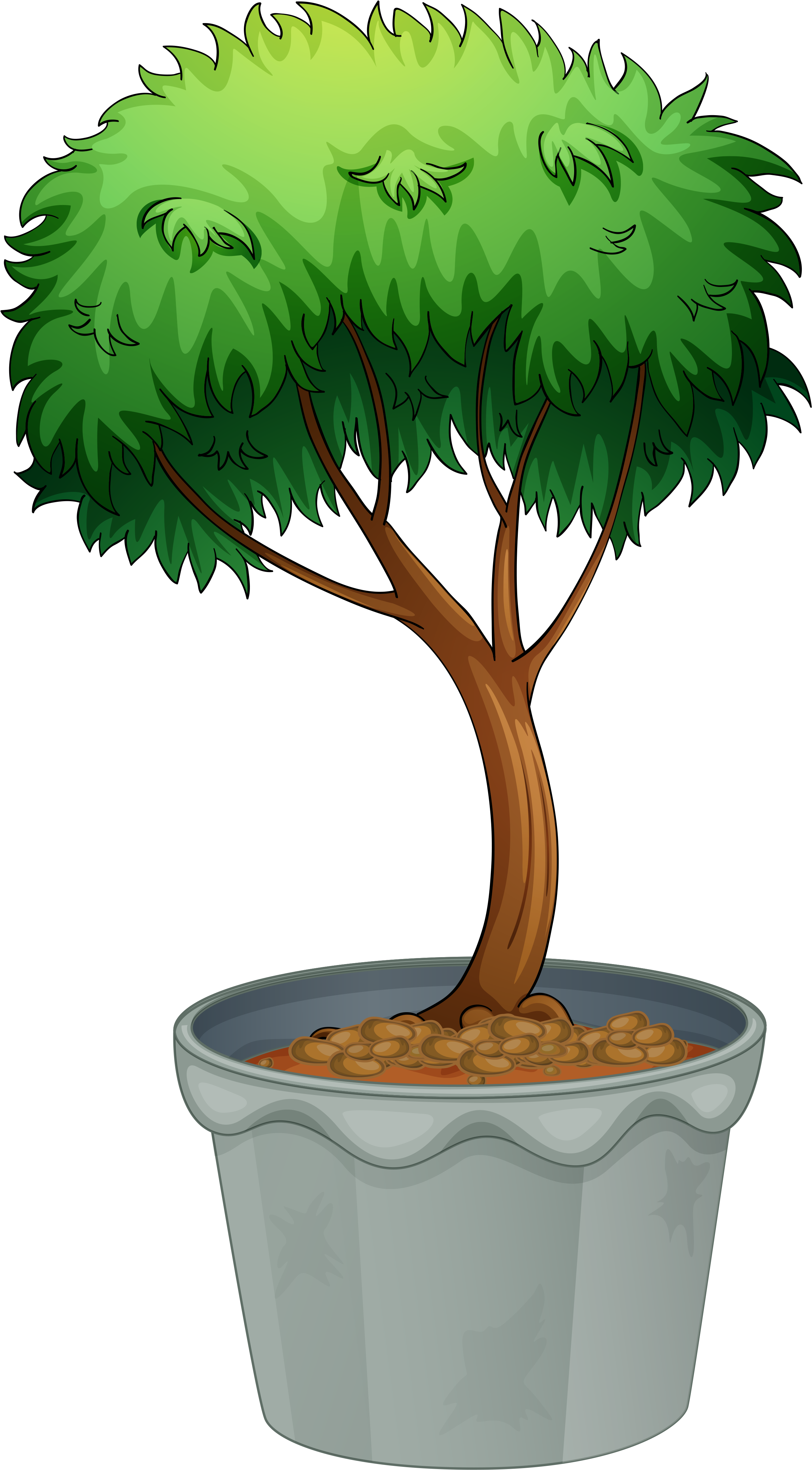 Animated Treein Plant Pot