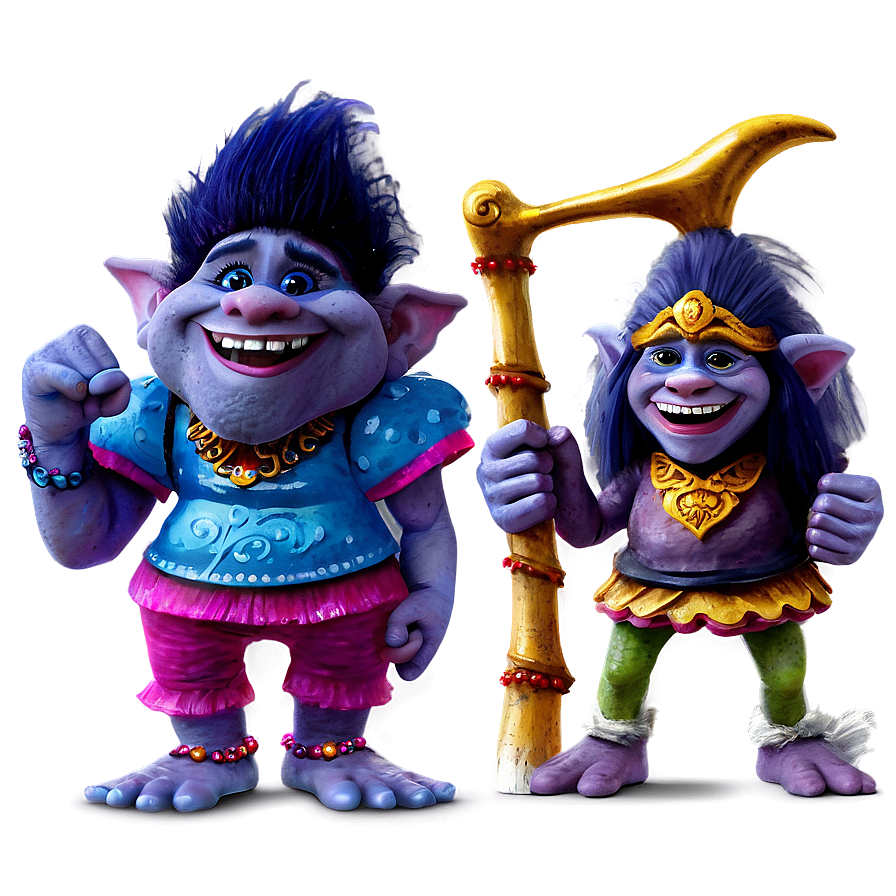 Animated Trolls Figures Png Wos