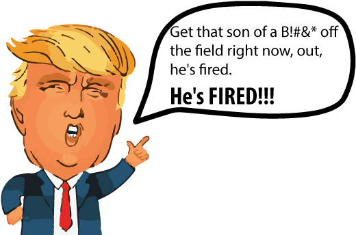 Animated Trump Firing Statement