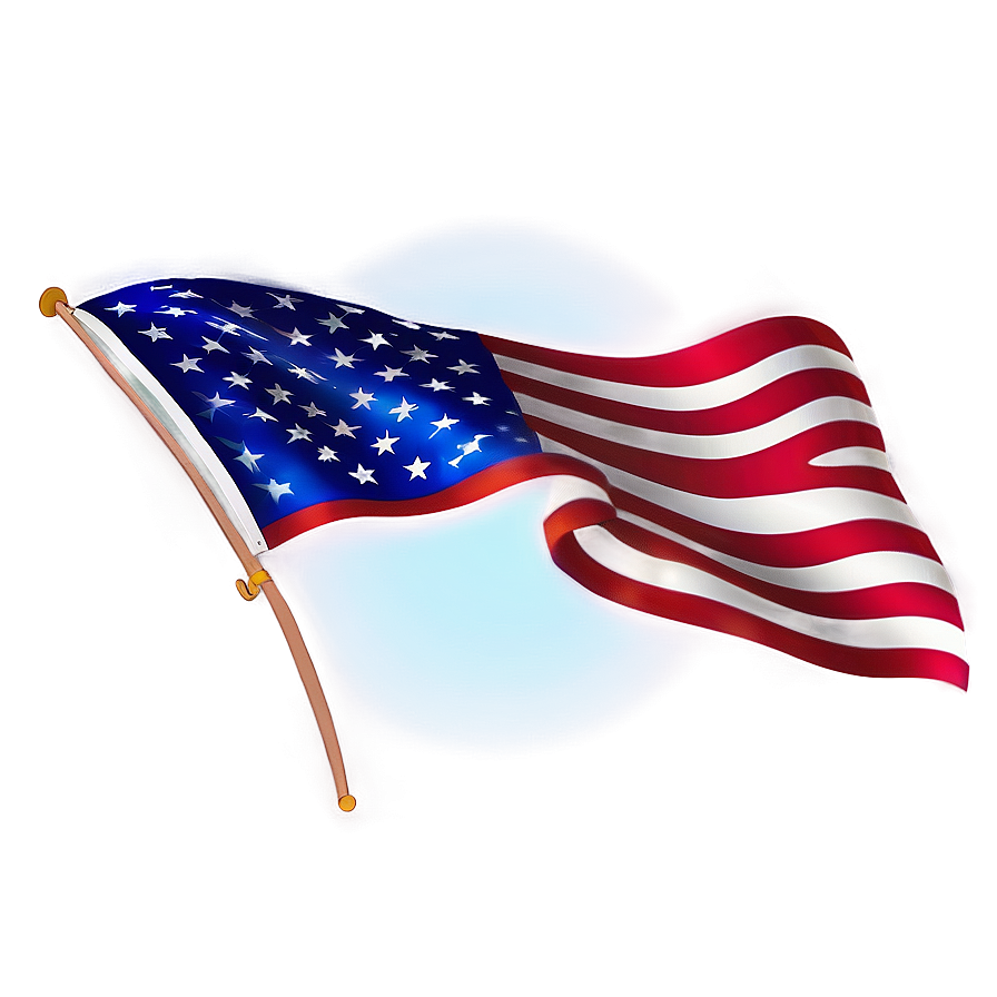 Animated Waving American Flag Png 04302024