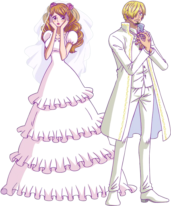 Animated Wedding Couple Illustration