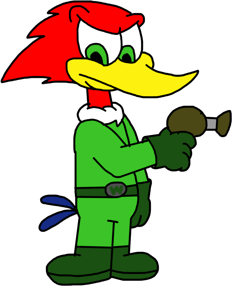 Animated Woodpecker Character