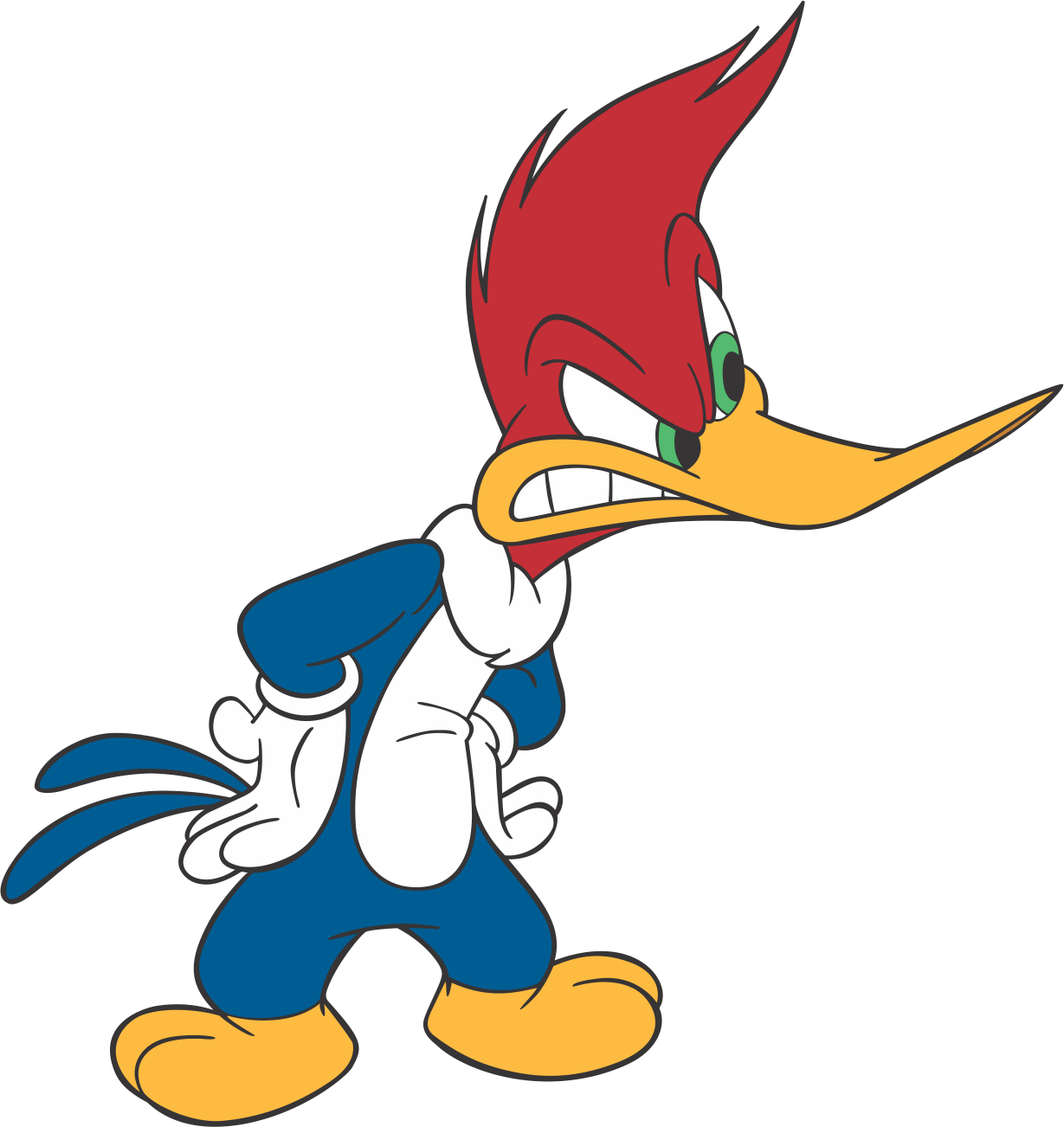 Animated Woodpecker Character