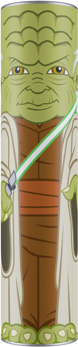 Animated Yoda With Lightsaber