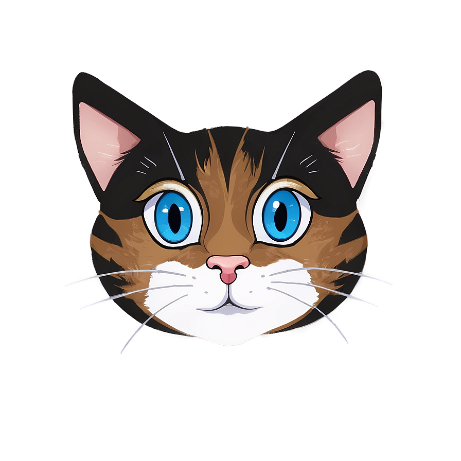 Anime Cat Face Png 06122024