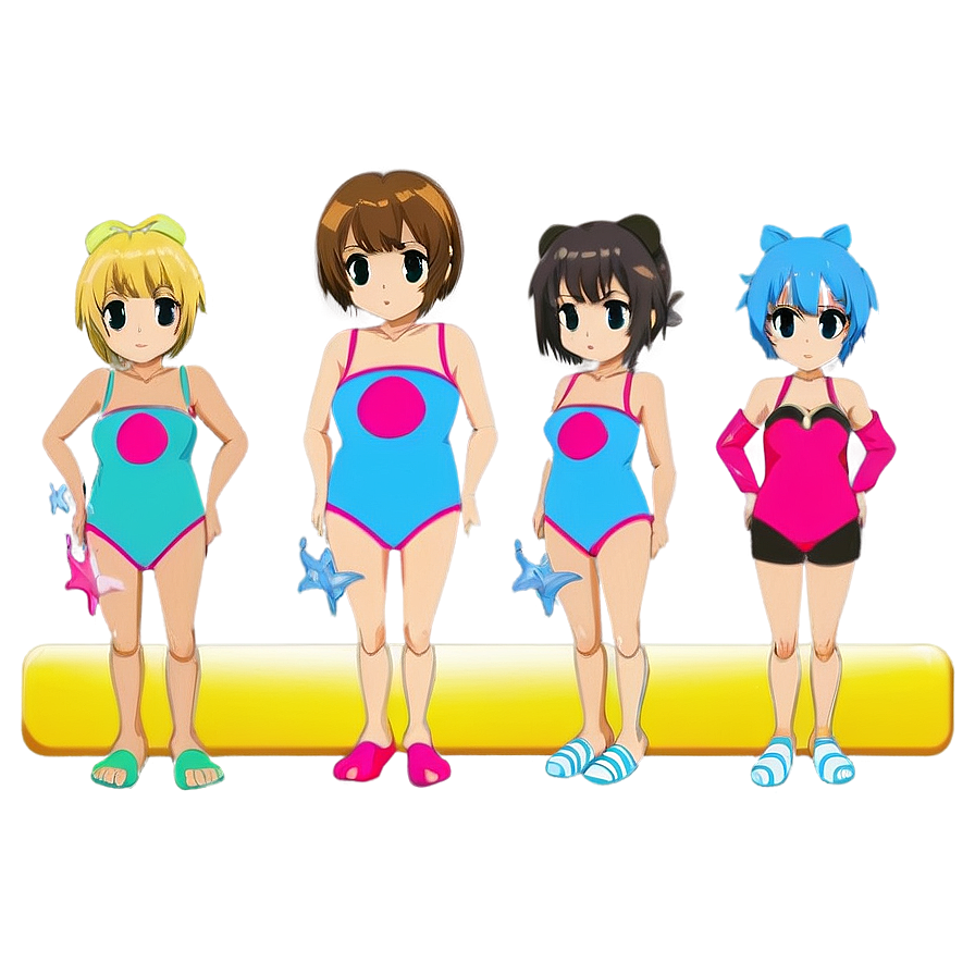 Anime Character In Swimsuit Png 06252024