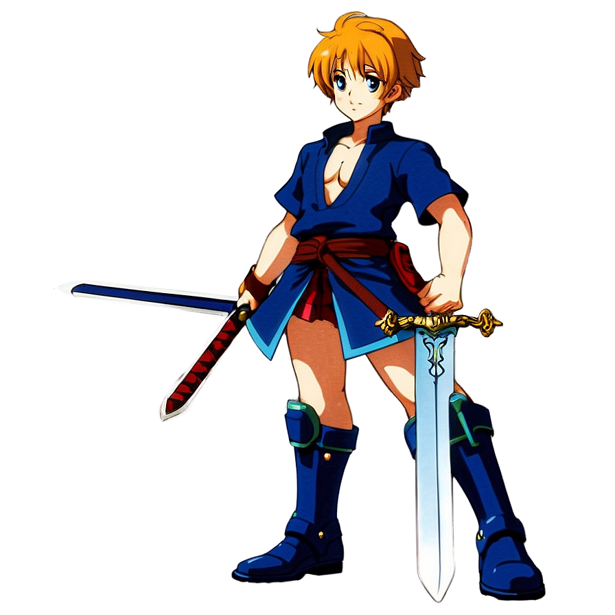 Anime Character With Sword Png 68