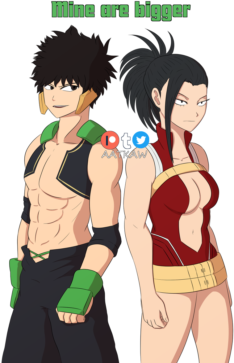 Anime Characters Showing Off Muscles_ Comparison