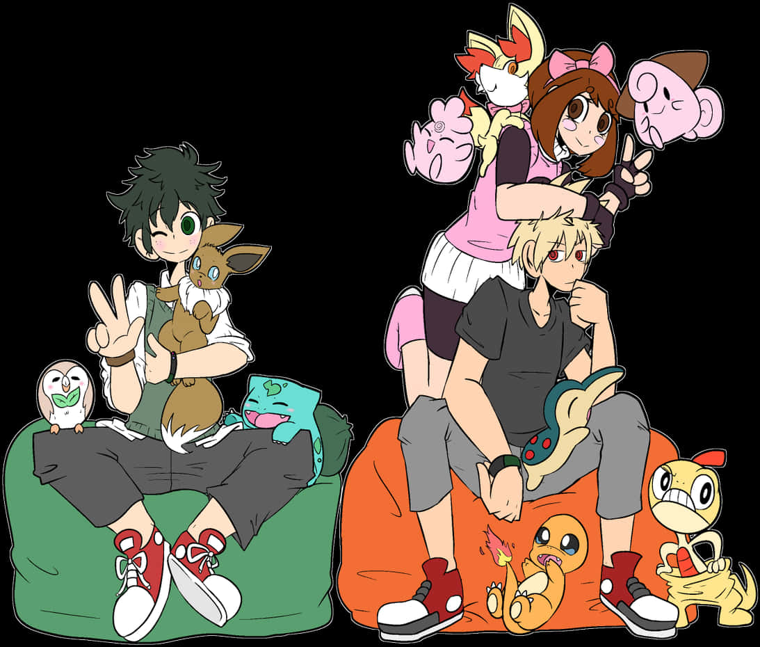 Anime Crossover Pokemon Trainers