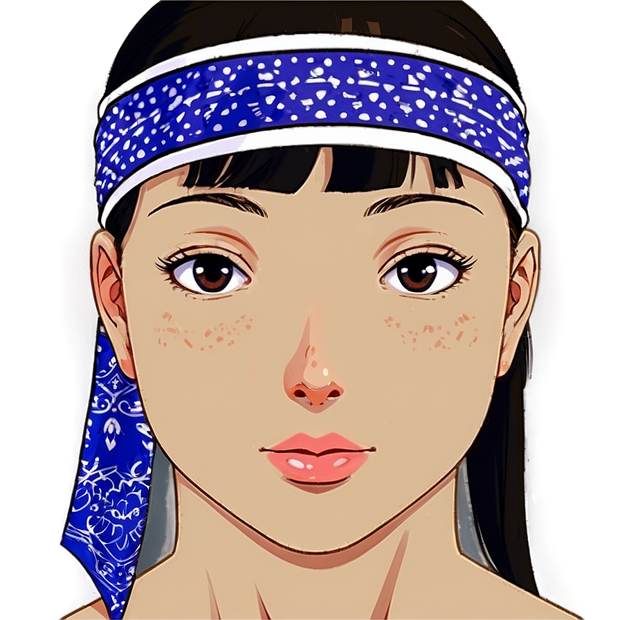 Anime Face With Bandana Png Uuq