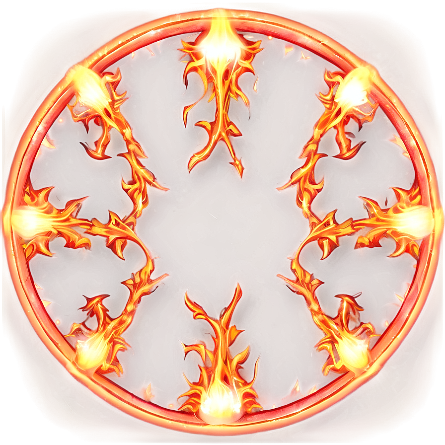 Anime Fire Magic Circle Png Jor78