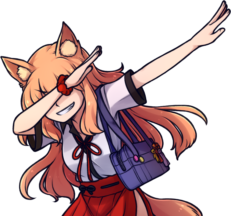 Anime Fox Girl Dabbing