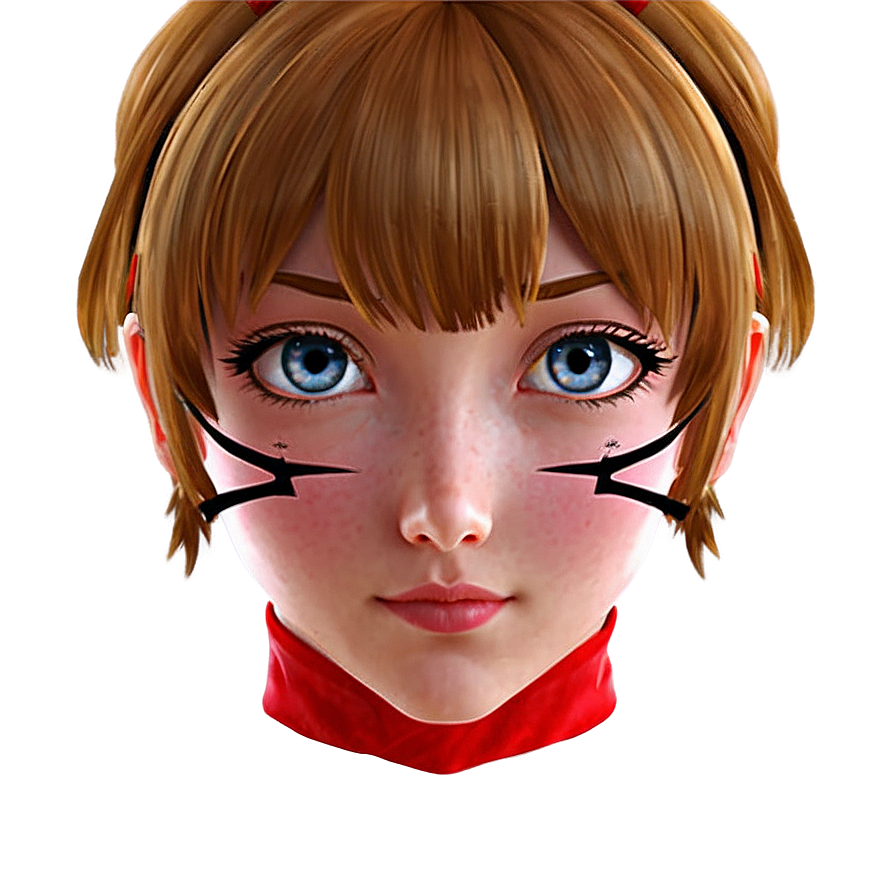 Anime Girl Face Png 05042024