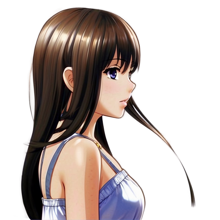 Anime Girl Hair Png Pkf