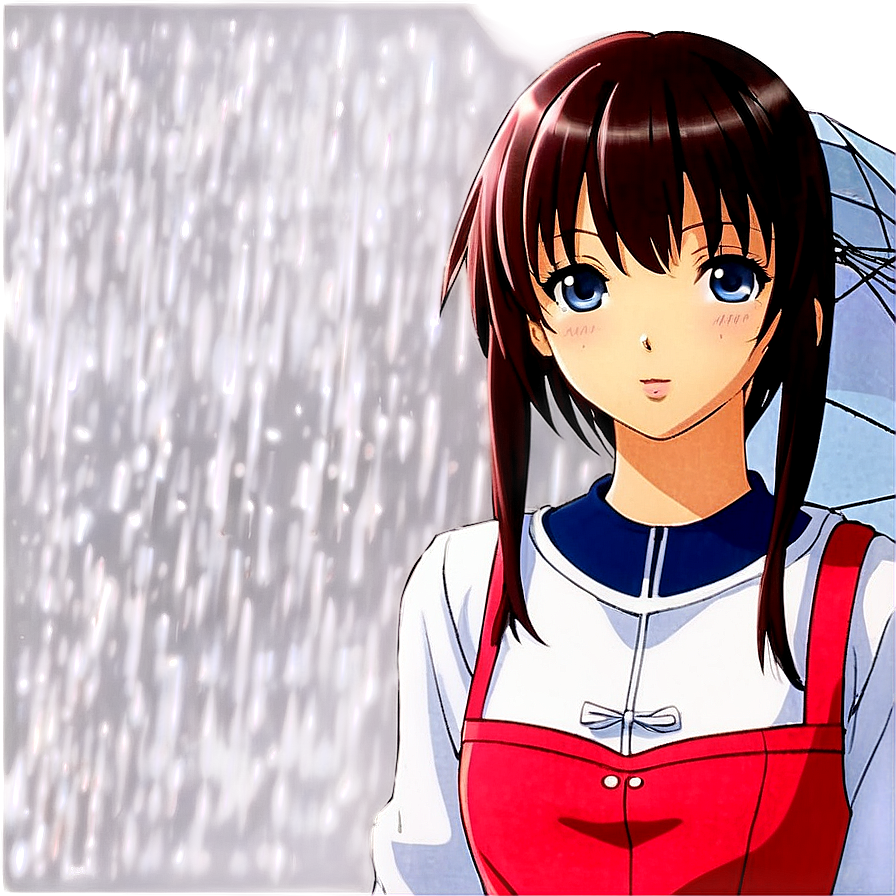 Anime Girl In Rain Png Ysk