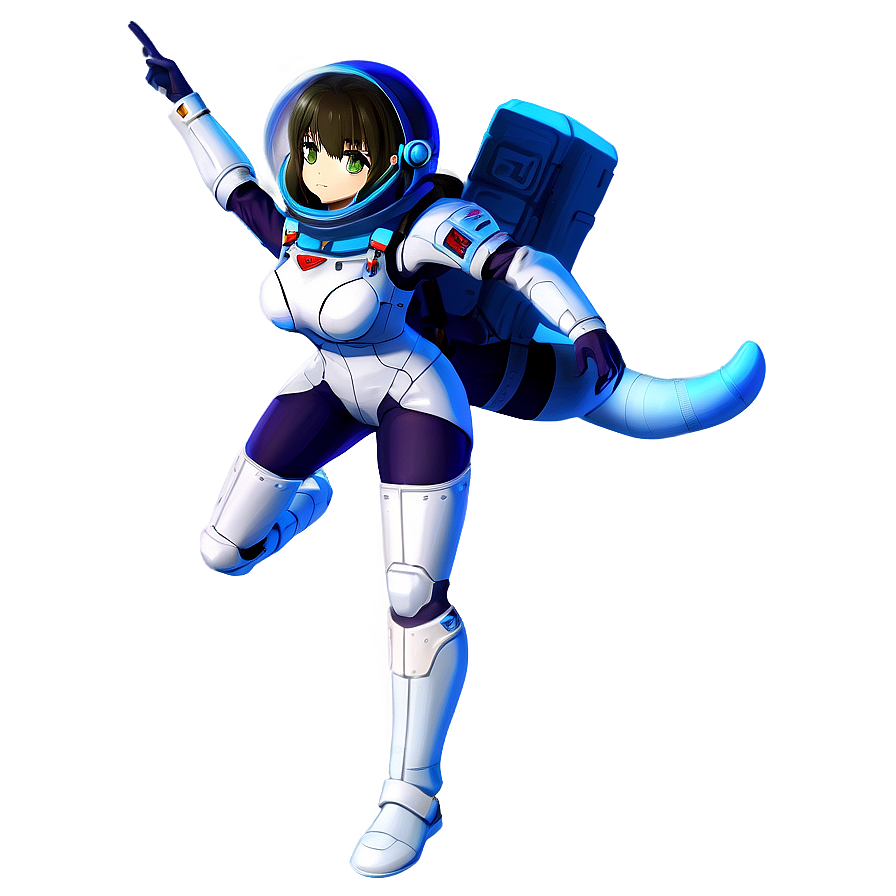 Anime Girl In Space Suit Png Vqa