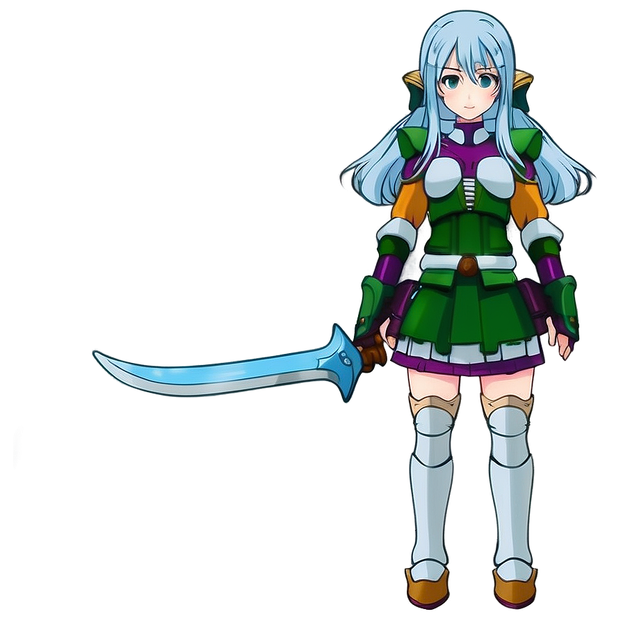 Anime Girl Warrior Png Lyx12